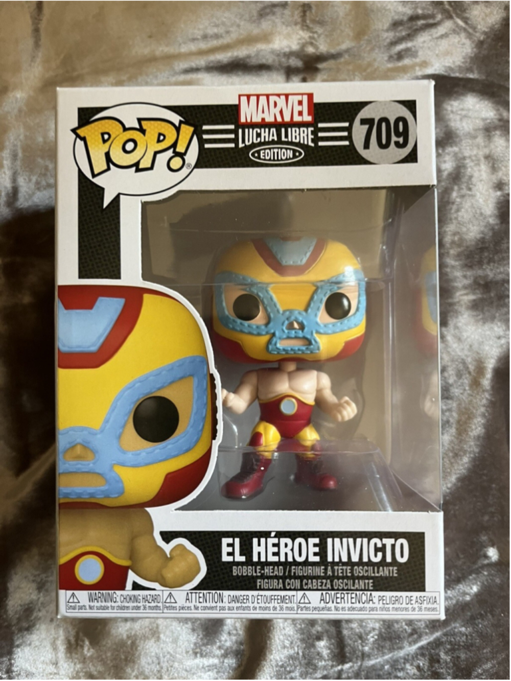 BRAND NEW Funko Pop! Marvel Lucha Libre Edition El Heroe Invicto NIB(#74)